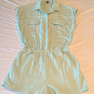 Monrow Button-Up Jumpsuit